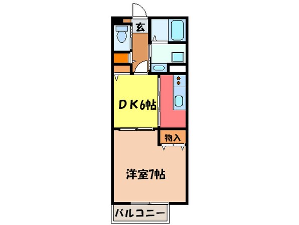 メゾン高野の物件間取画像